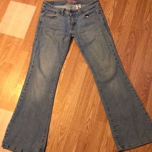 Levi’s too super low 524 flare jeans